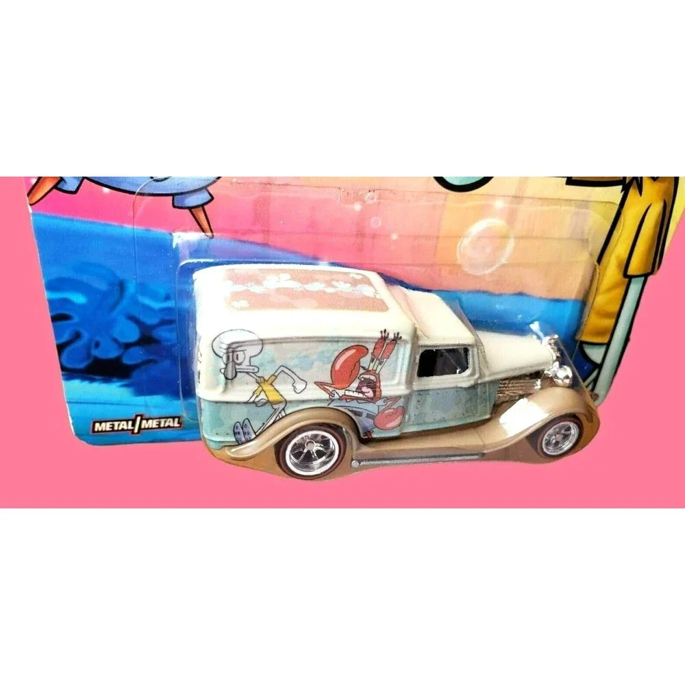 Hot Wheels '34 DODGE DELIVERY Silver & Blue Pop Culture Sponge Bob Square Pants